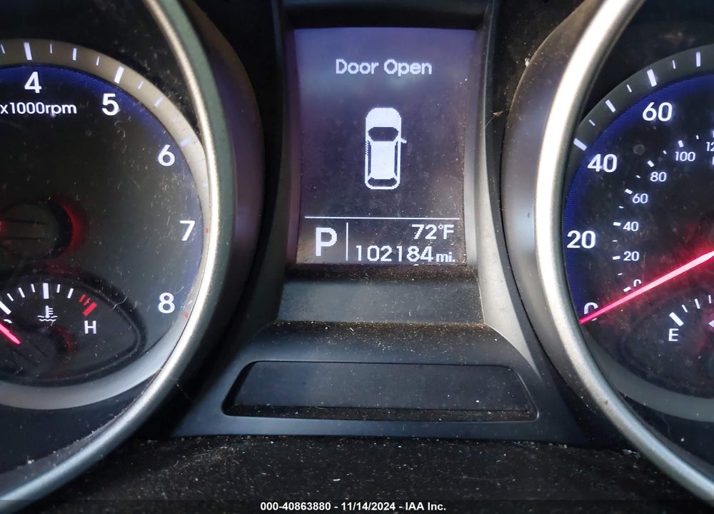 2014 HYUNDAI SANTA FE GLS VIN: KM8SM4HF6EU054069