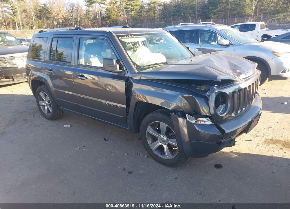 2017 JEEP PATRIOT HIGH ALTITUDE 4X4 VIN: 1C4NJRFB3HD206109