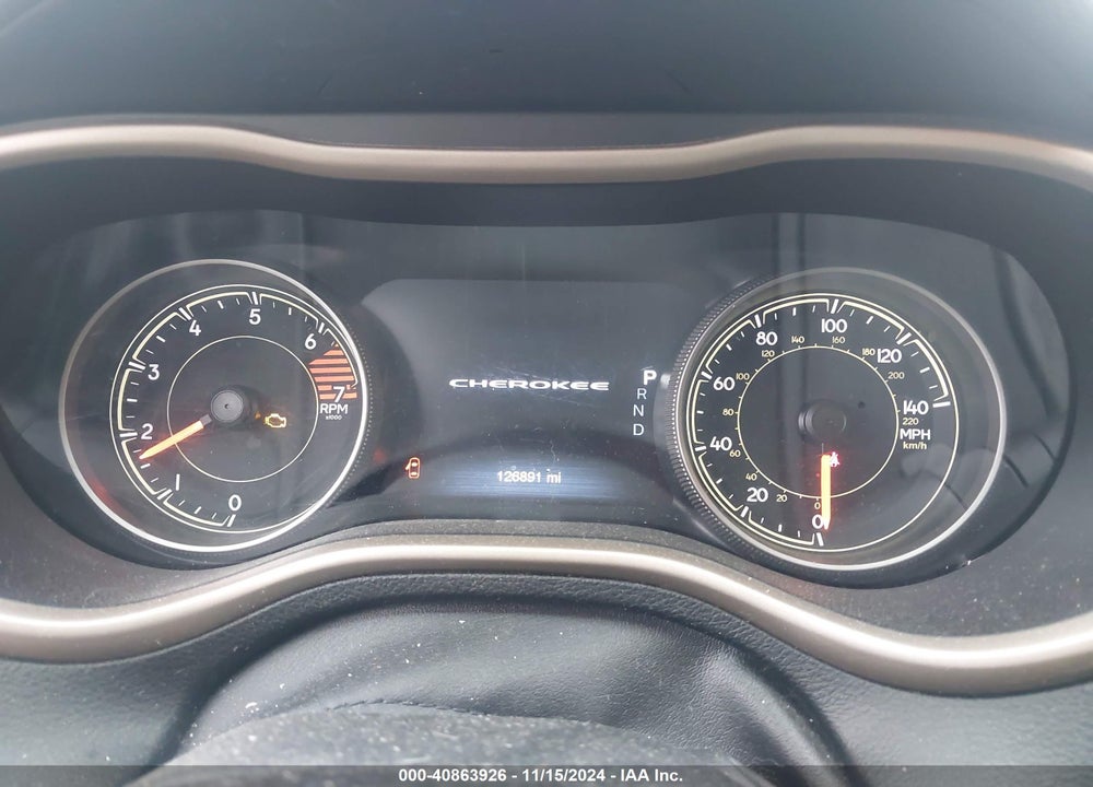 2016 JEEP CHEROKEE LIMITED VIN: 1C4PJMDB4GW283489