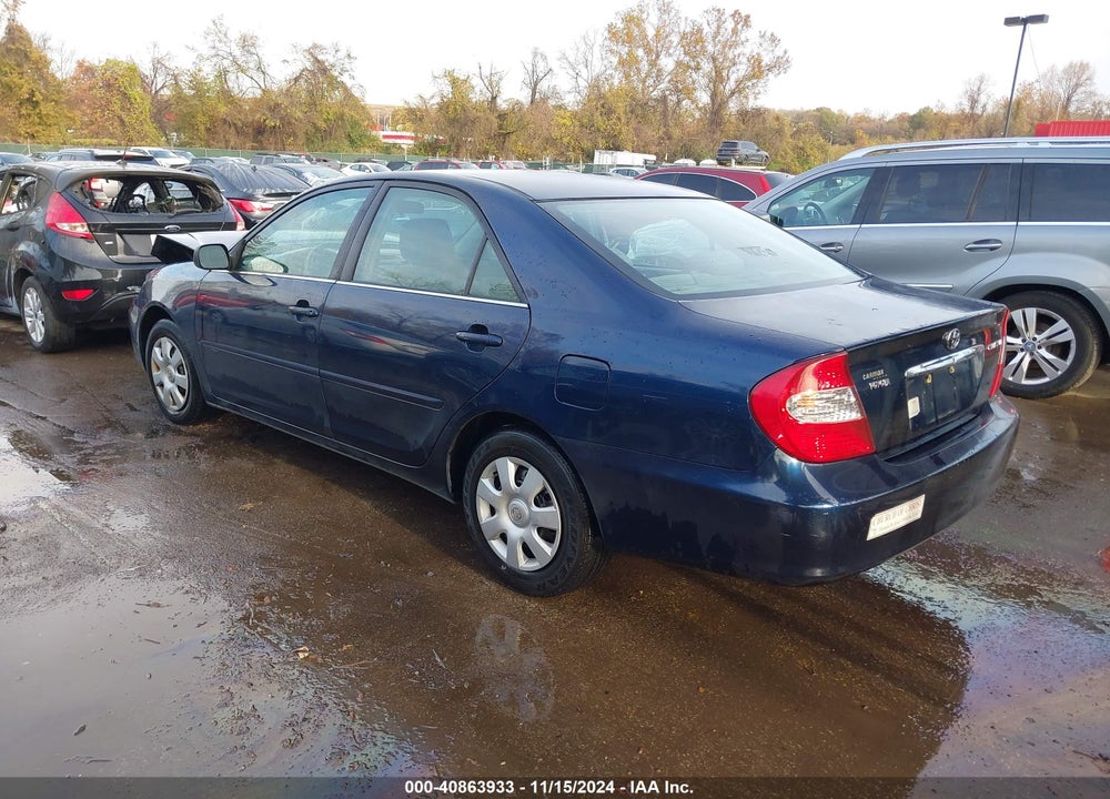 2003 TOYOTA CAMRY LE VIN: 4T1BE32K33U232224