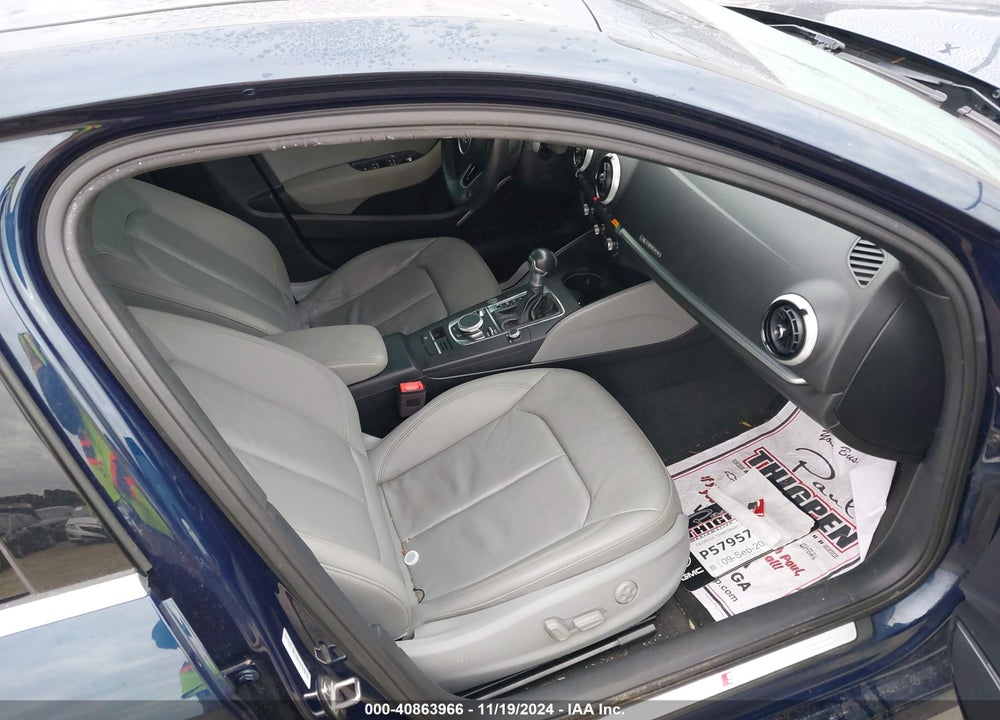 2019 AUDI A3 45 PREMIUM VIN: WAUJEGFF4K1016934