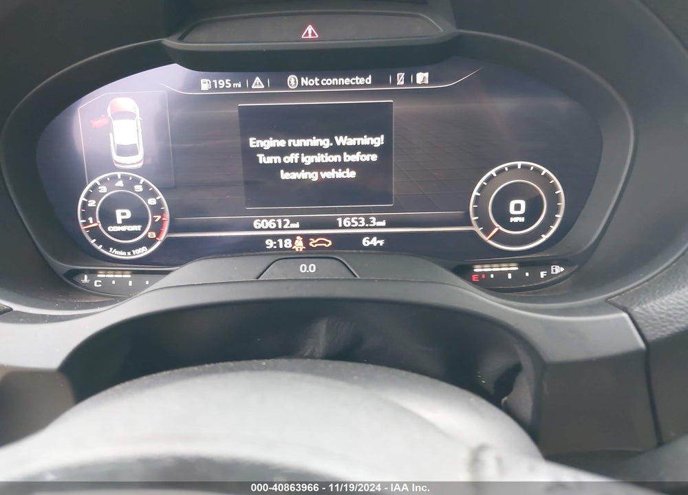 2019 AUDI A3 45 PREMIUM VIN: WAUJEGFF4K1016934
