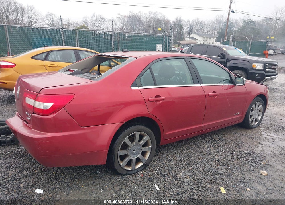 2007 LINCOLN MKZ VIN: 3LNHM28T97R624578