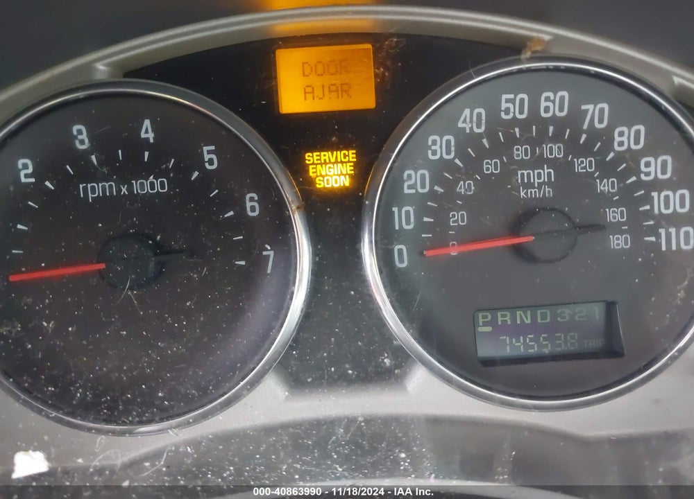 2007 BUICK RENDEZVOUS CX VIN: 3G5DA03L77S501594