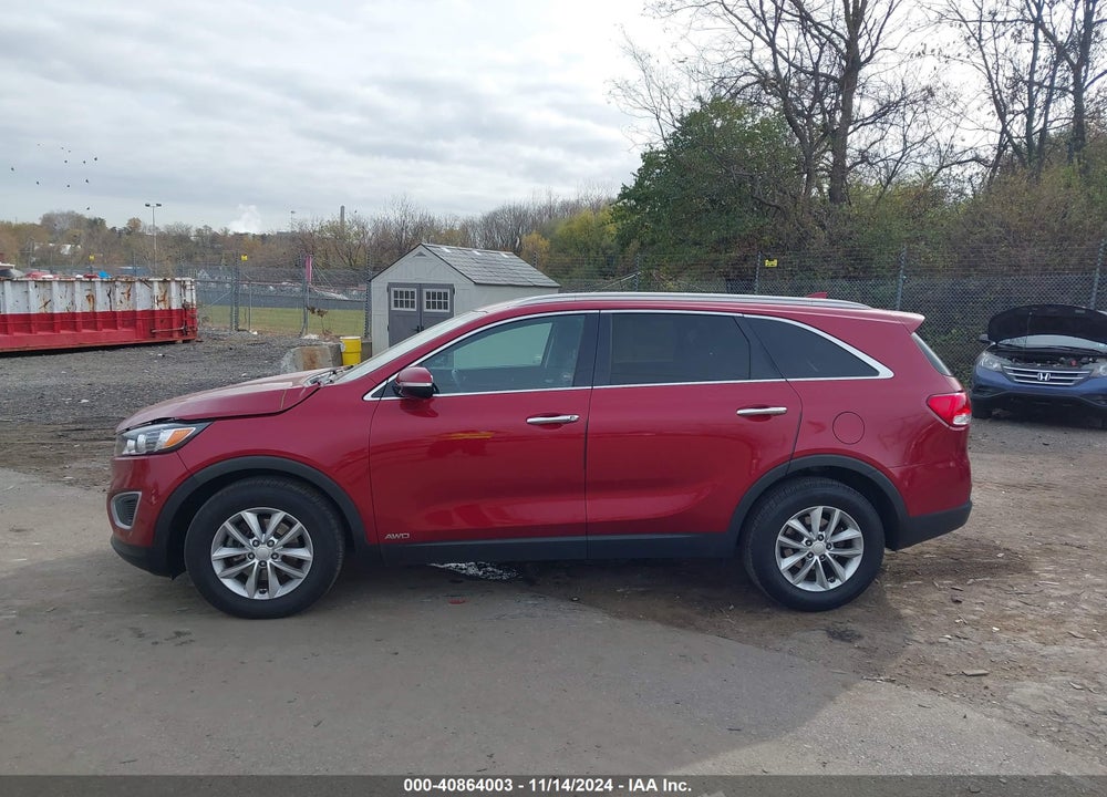 2016 KIA SORENTO 2.4L LX VIN: 5XYPGDA33GG156497