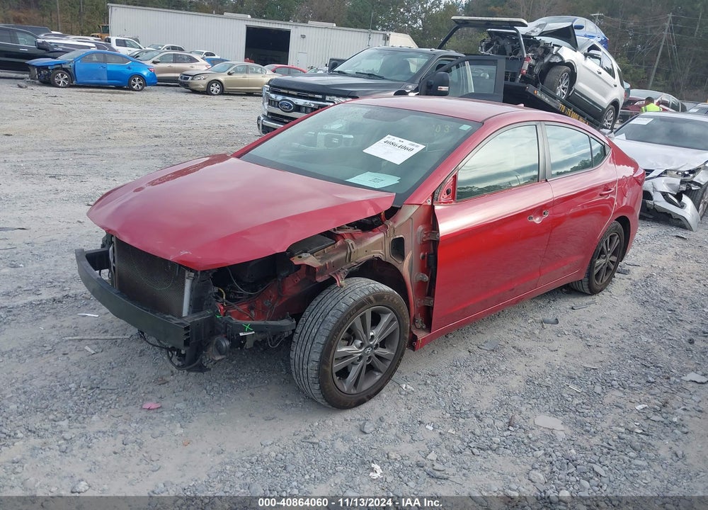 2018 HYUNDAI ELANTRA SEL VIN: 5NPD84LF7JH243343