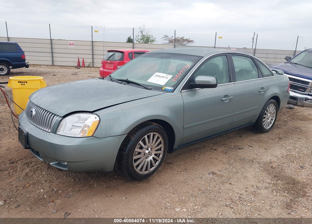 2005 MERCURY MONTEGO PREMIER VIN: 1MEFM42165G607061