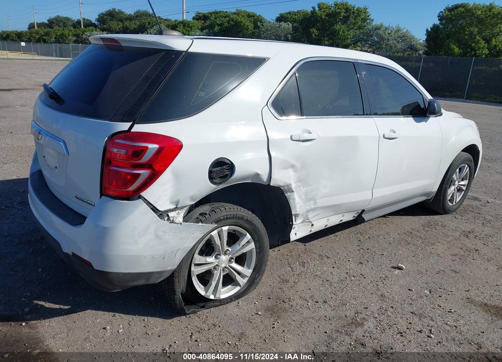 2016 CHEVROLET EQUINOX LS VIN: 2GNALBEK8G6325974