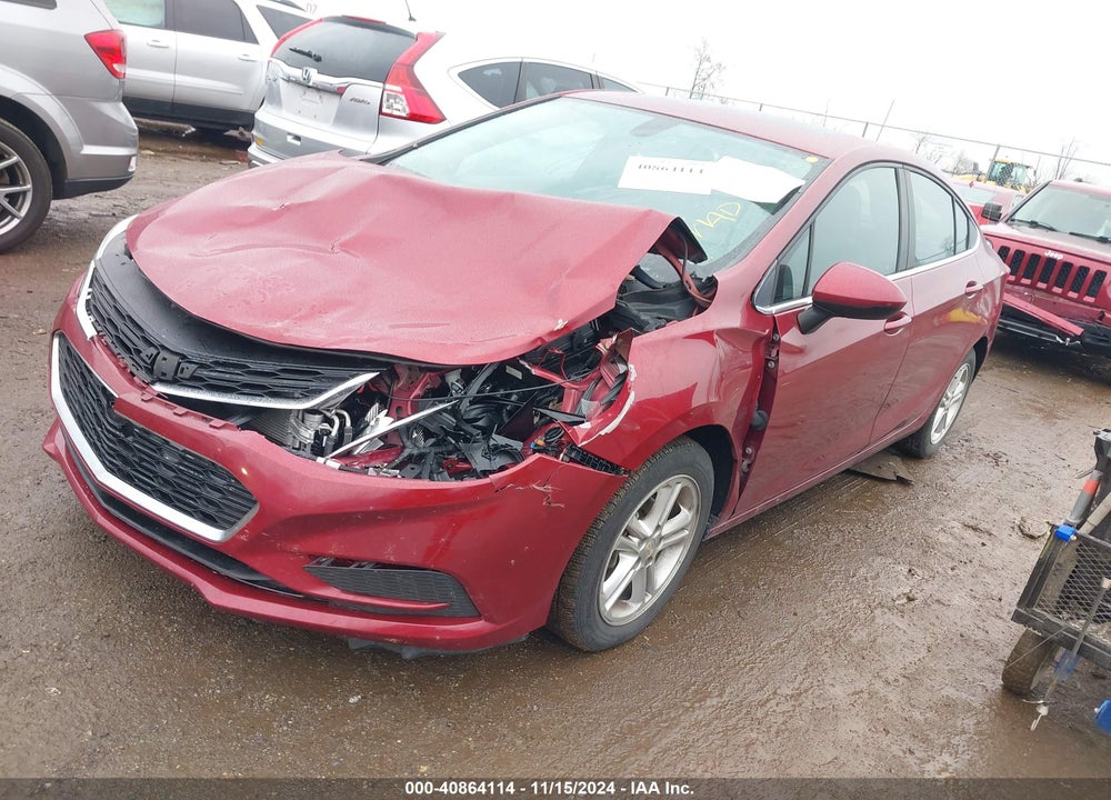 2017 CHEVROLET CRUZE LT AUTO VIN: 1G1BE5SM1H7189342