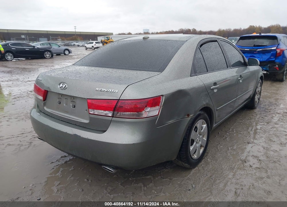 2008 HYUNDAI SONATA GLS V6 VIN: 5NPET46F78H360283