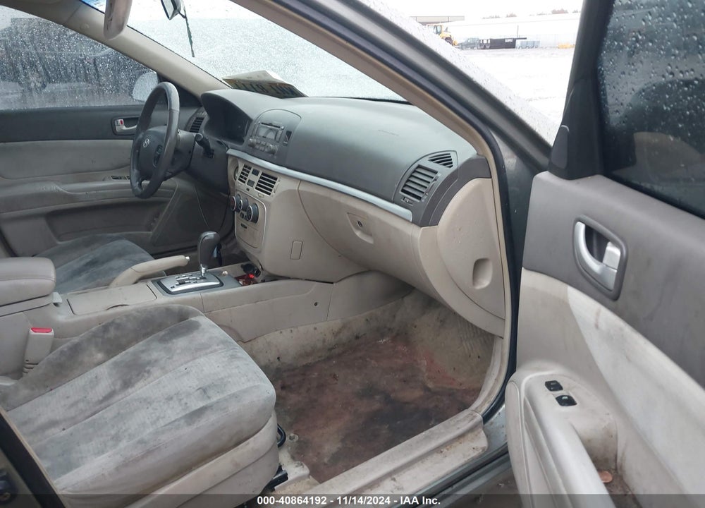 2008 HYUNDAI SONATA GLS V6 VIN: 5NPET46F78H360283