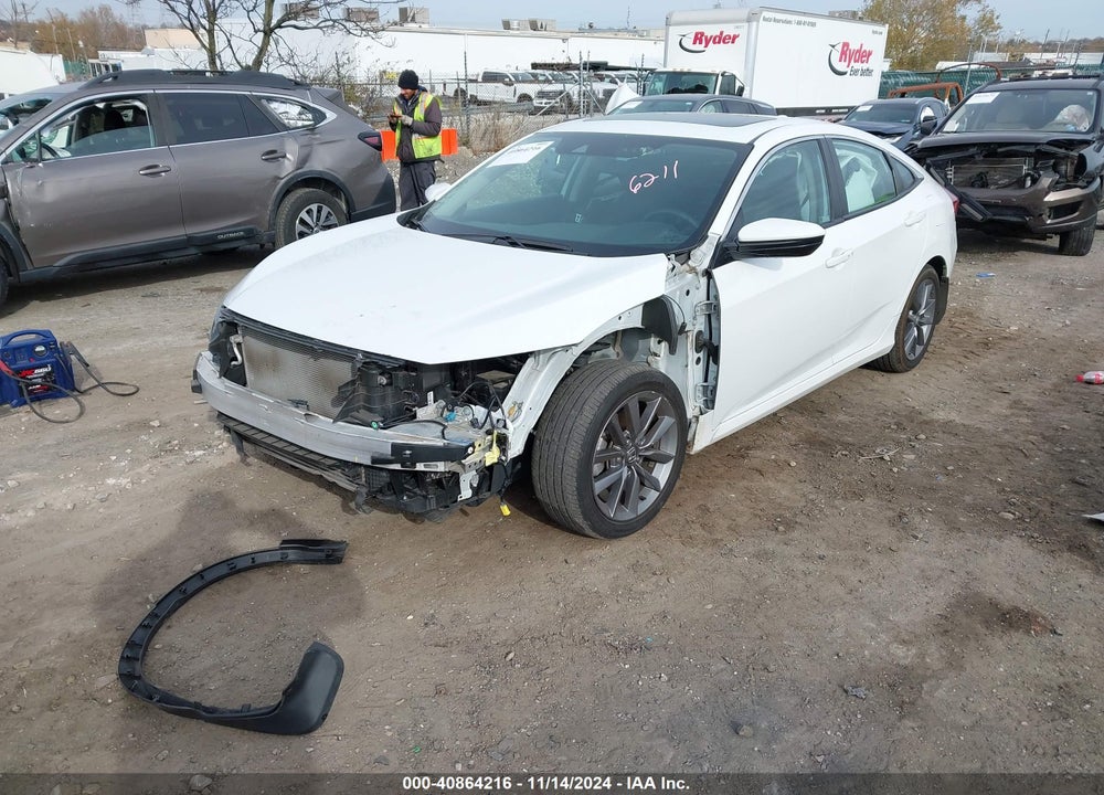 2021 HONDA CIVIC EX-L VIN: 19XFC1F76ME202124