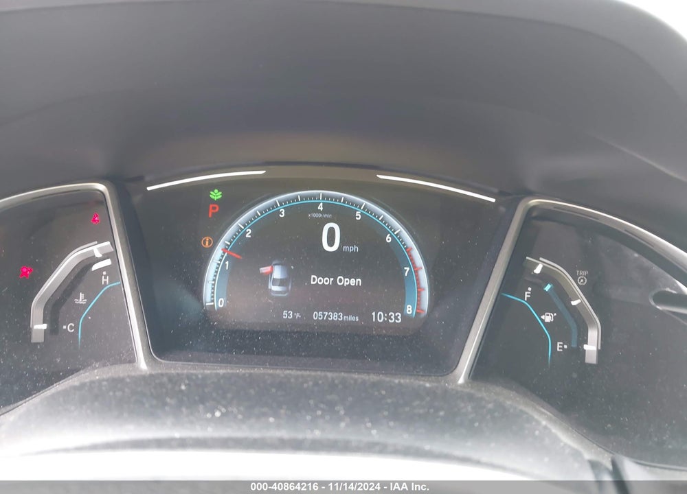 2021 HONDA CIVIC EX-L VIN: 19XFC1F76ME202124