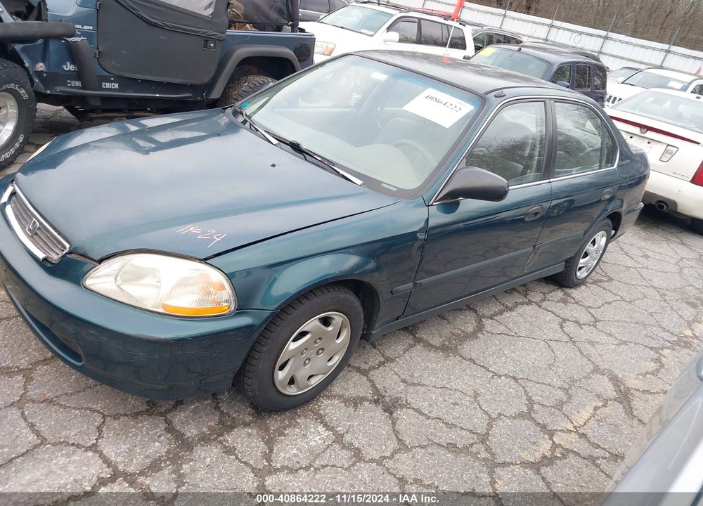 1997 HONDA CIVIC LX VIN: 2HGEJ6675VH581638