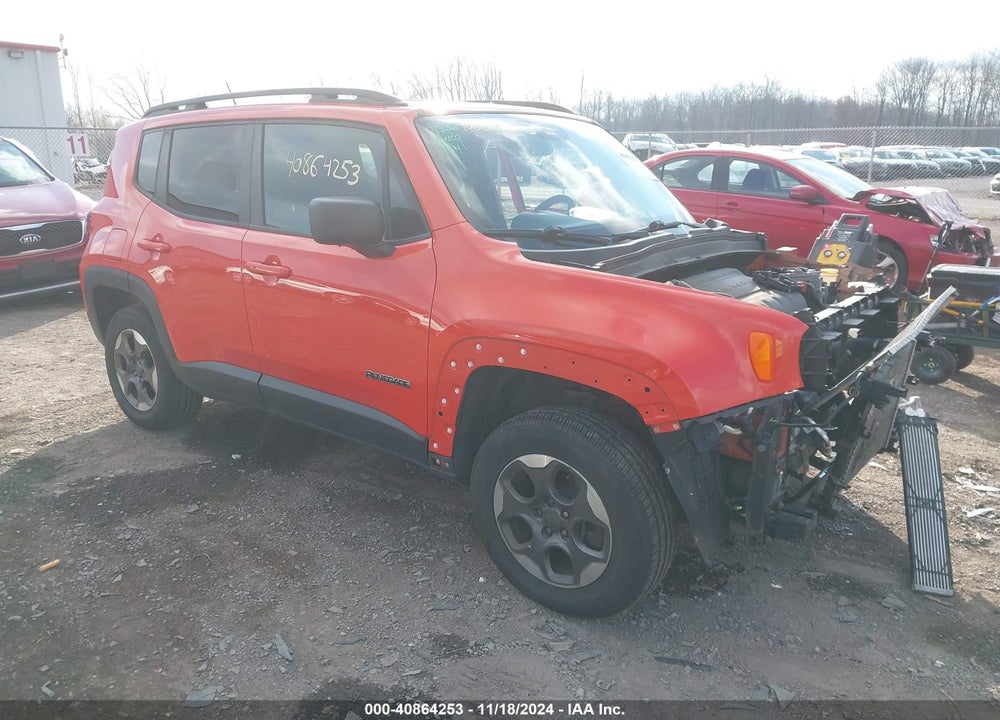 2016 JEEP RENEGADE SPORT VIN: ZACCJBAT8GPE34864