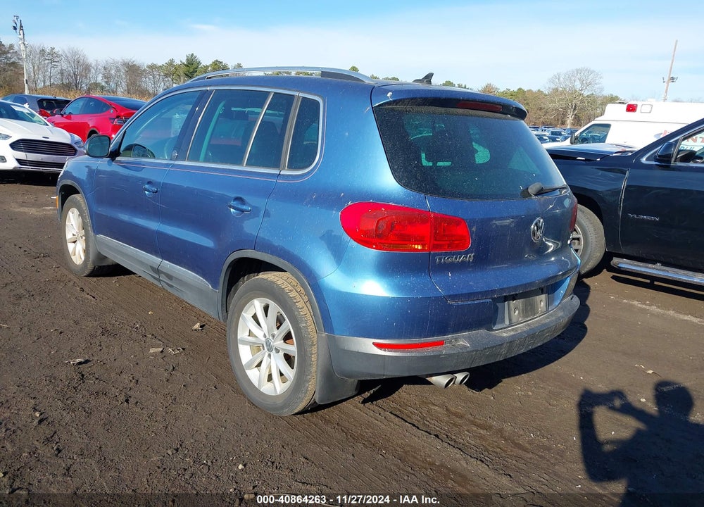 2017 VOLKSWAGEN TIGUAN 2.0T WOLFSBURG EDITION VIN: WVGSV7AX6HW501283