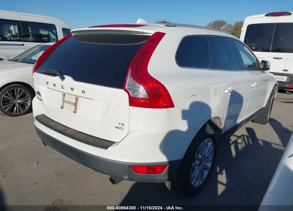 2010 VOLVO XC60 T6/T6 R-DESIGN VIN: YV4992DZ1A2085631