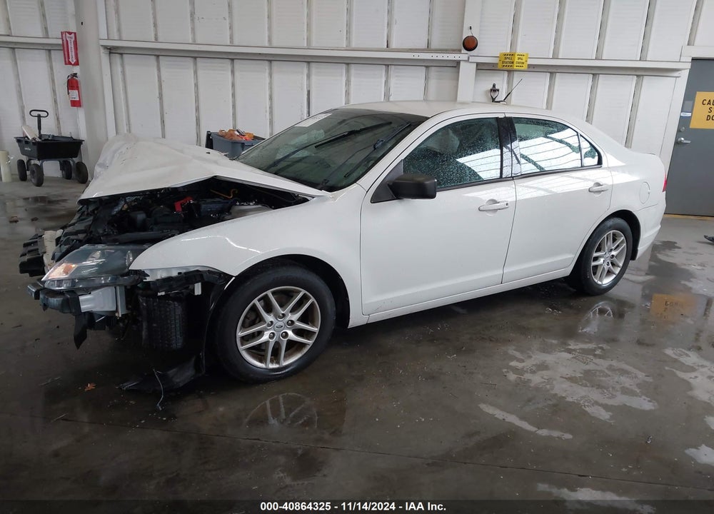 2012 FORD FUSION S VIN: 3FAHP0GAXCR219135