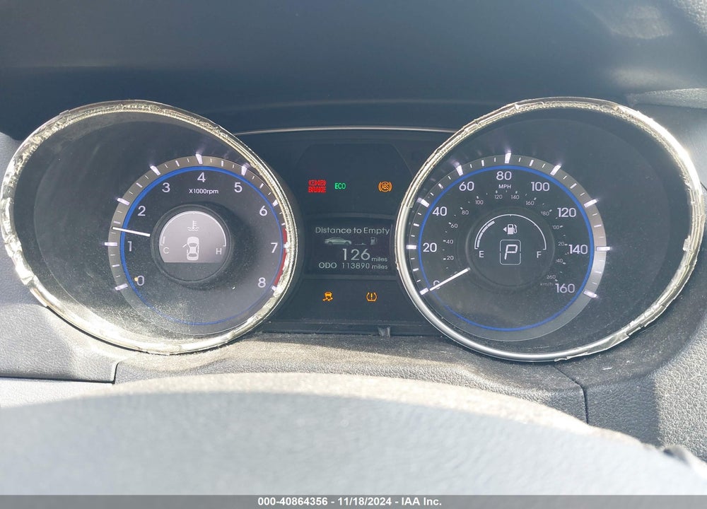 2012 HYUNDAI SONATA GLS VIN: 5NPEB4AC8CH478254