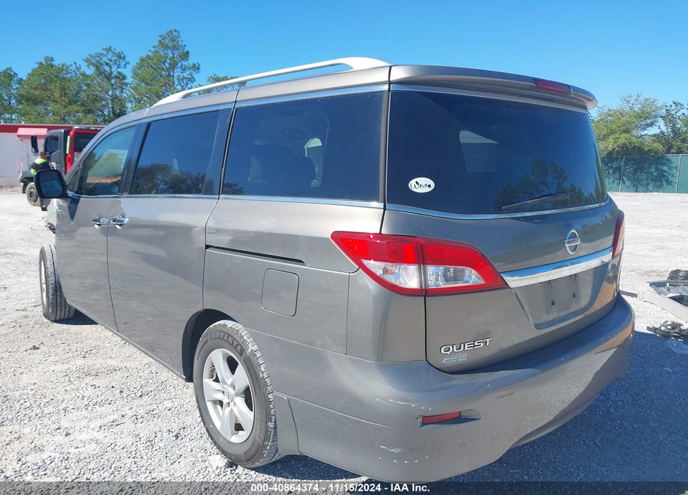 2014 NISSAN QUEST SV VIN: JN8AE2KP5E9102266