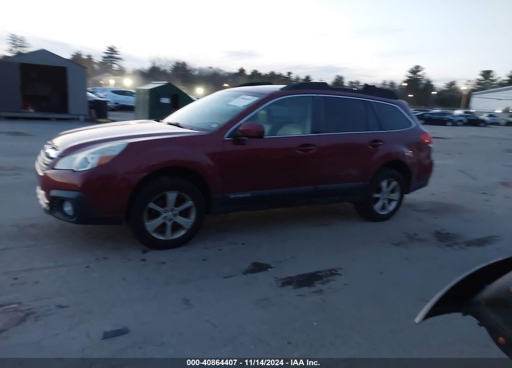 2013 SUBARU OUTBACK 2.5I LIMITED VIN: 4S4BRBLC9D3258596