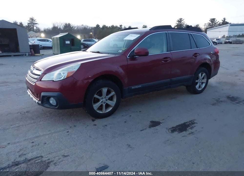 2013 SUBARU OUTBACK 2.5I LIMITED VIN: 4S4BRBLC9D3258596