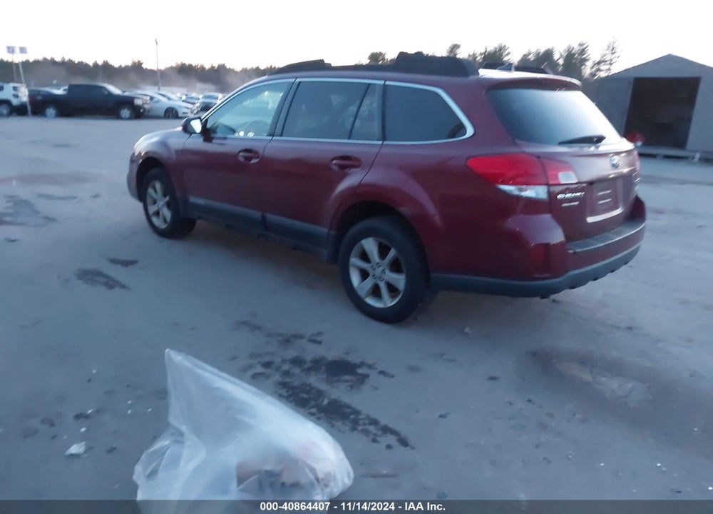 2013 SUBARU OUTBACK 2.5I LIMITED VIN: 4S4BRBLC9D3258596