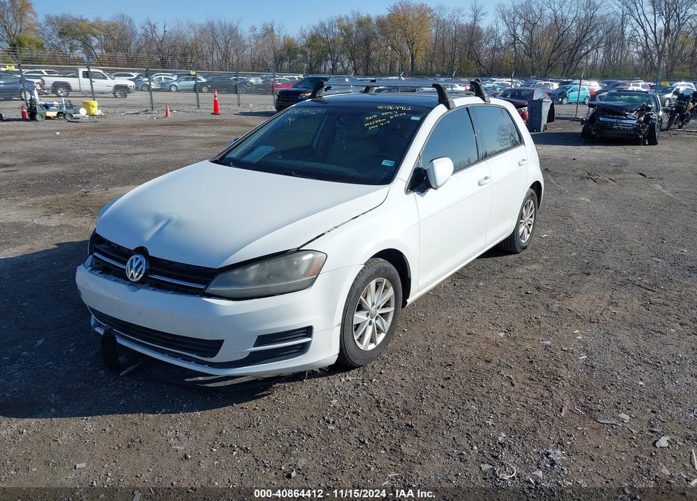 2015 VOLKSWAGEN GOLF VIN: 3VW217AU3FM009388