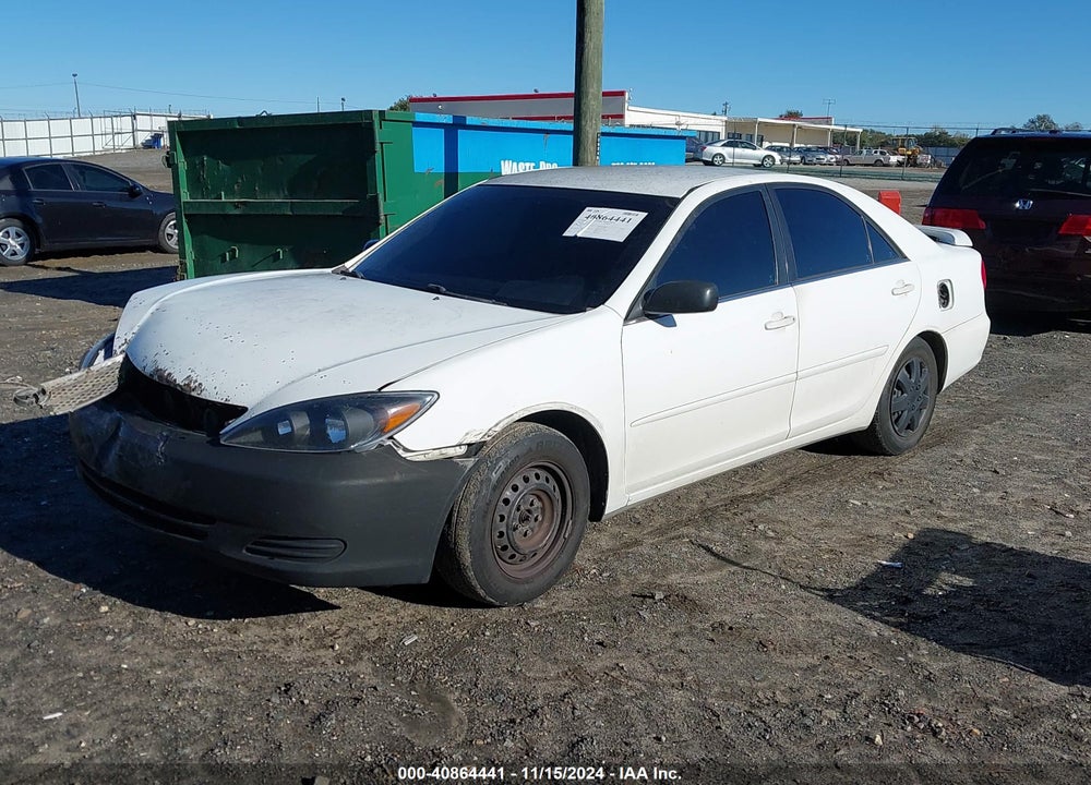 2002 TOYOTA CAMRY LE VIN: 4T1BE32K32U023483