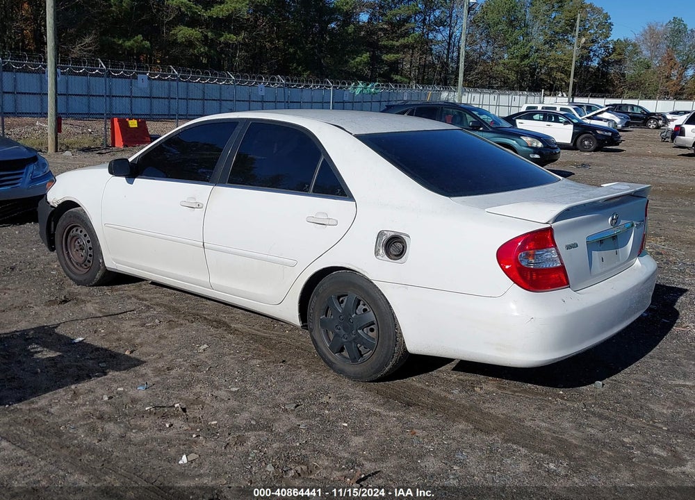 2002 TOYOTA CAMRY LE VIN: 4T1BE32K32U023483