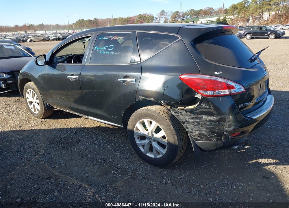 2011 NISSAN MURANO S VIN: JN8AZ1MW1BW185131
