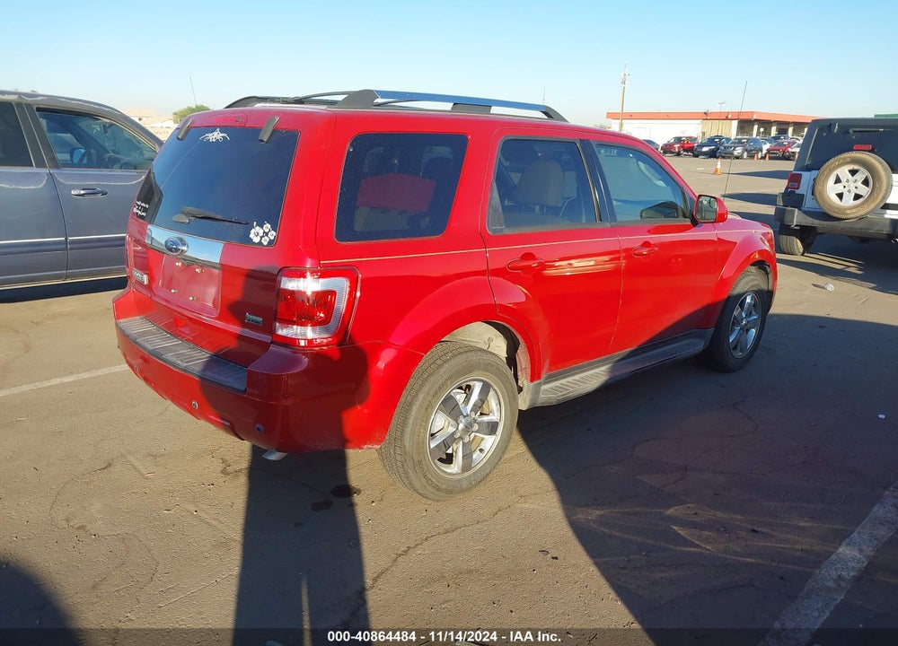 2011 FORD ESCAPE LIMITED VIN: 1FMCU0EG6BKC37960