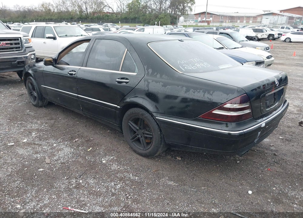 2000 MERCEDES-BENZ S 430 VIN: WDBNG70J7YA126895