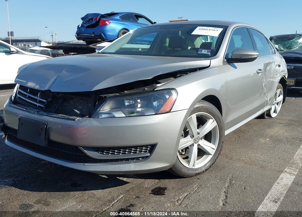 2012 VOLKSWAGEN PASSAT 2.0L TDI SE VIN: 1VWBN7A33CC009996