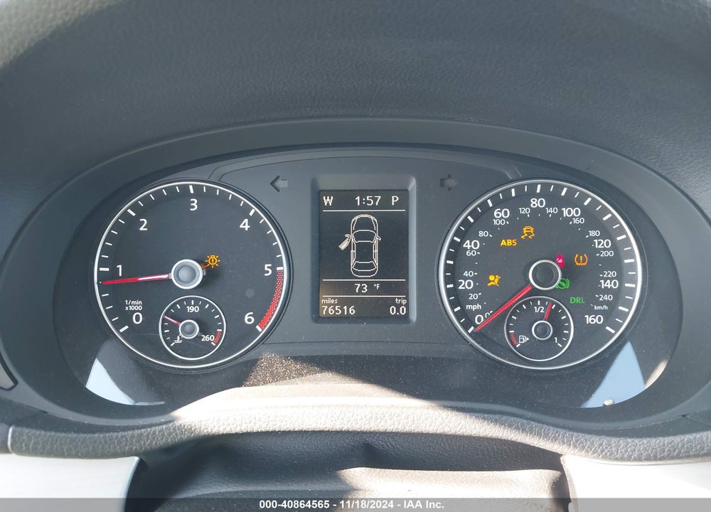 2012 VOLKSWAGEN PASSAT 2.0L TDI SE VIN: 1VWBN7A33CC009996