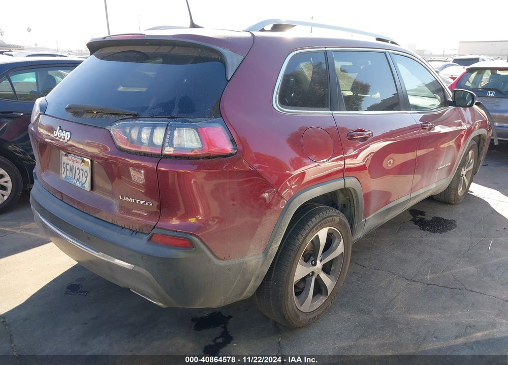 2019 JEEP CHEROKEE LIMITED FWD VIN: 1C4PJLDN1KD175288