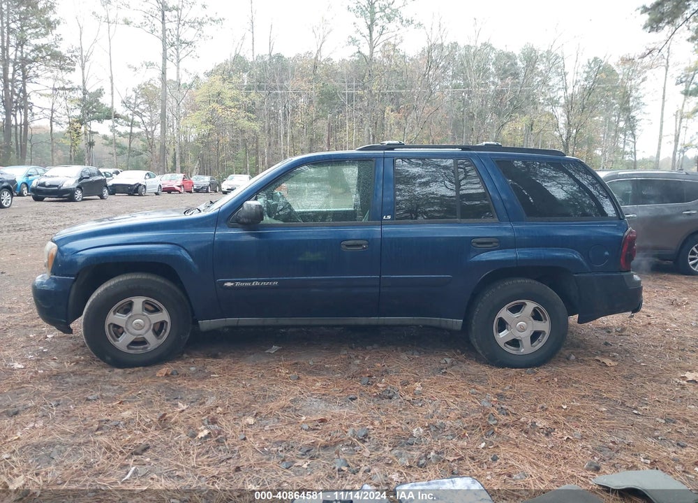 2002 CHEVROLET TRAILBLAZER LS VIN: 1GNDS13S022501144