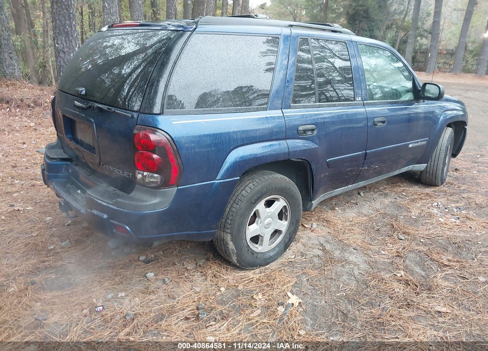 2002 CHEVROLET TRAILBLAZER LS VIN: 1GNDS13S022501144