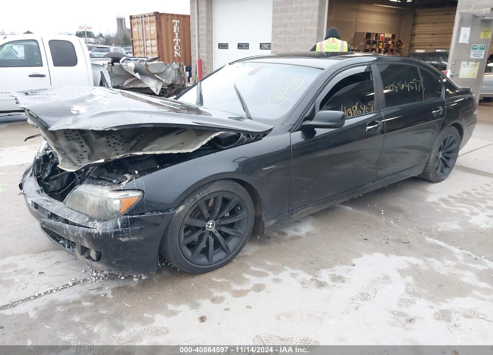2008 BMW 750LI VIN: WBAHN83508DT80761