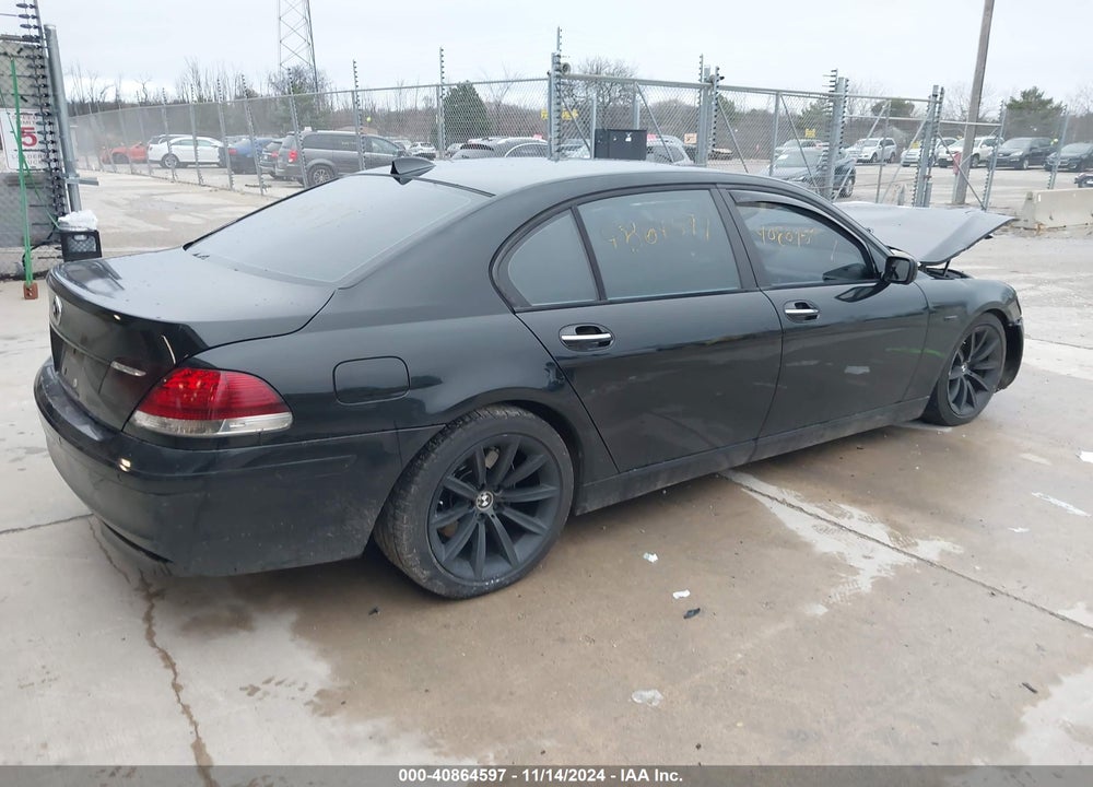 2008 BMW 750LI VIN: WBAHN83508DT80761