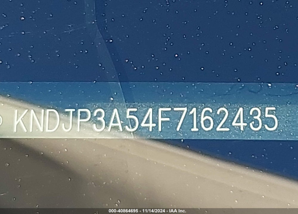 2015 KIA SOUL VIN: KNDJP3A54F7162435