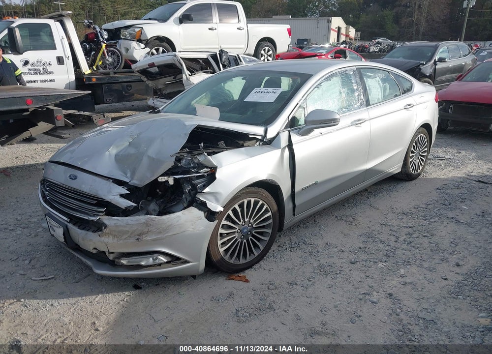 2018 FORD FUSION HYBRID TITANIUM VIN: 3FA6P0RU7JR247311
