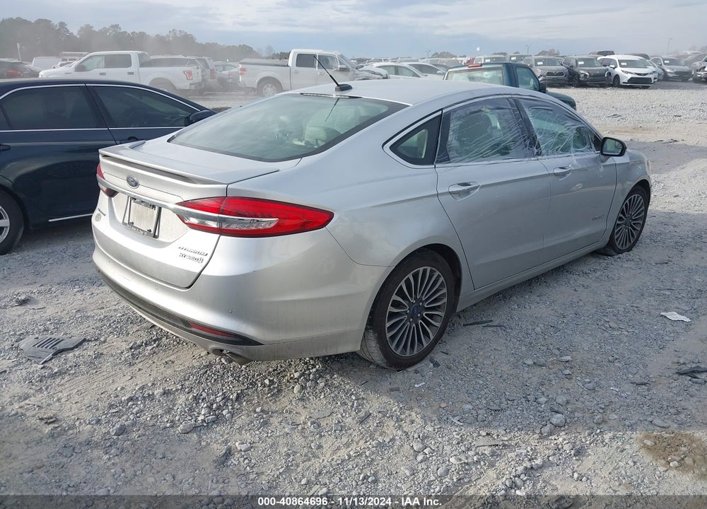 2018 FORD FUSION HYBRID TITANIUM VIN: 3FA6P0RU7JR247311