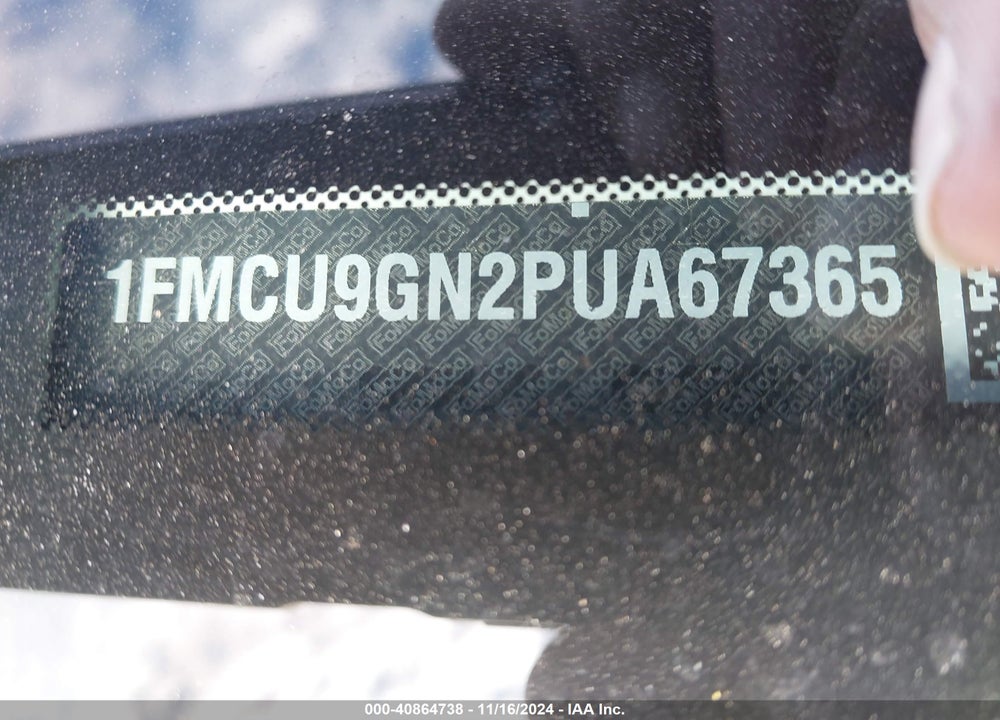 2023 FORD ESCAPE ACTIVE VIN: 1FMCU9GN2PUA67365