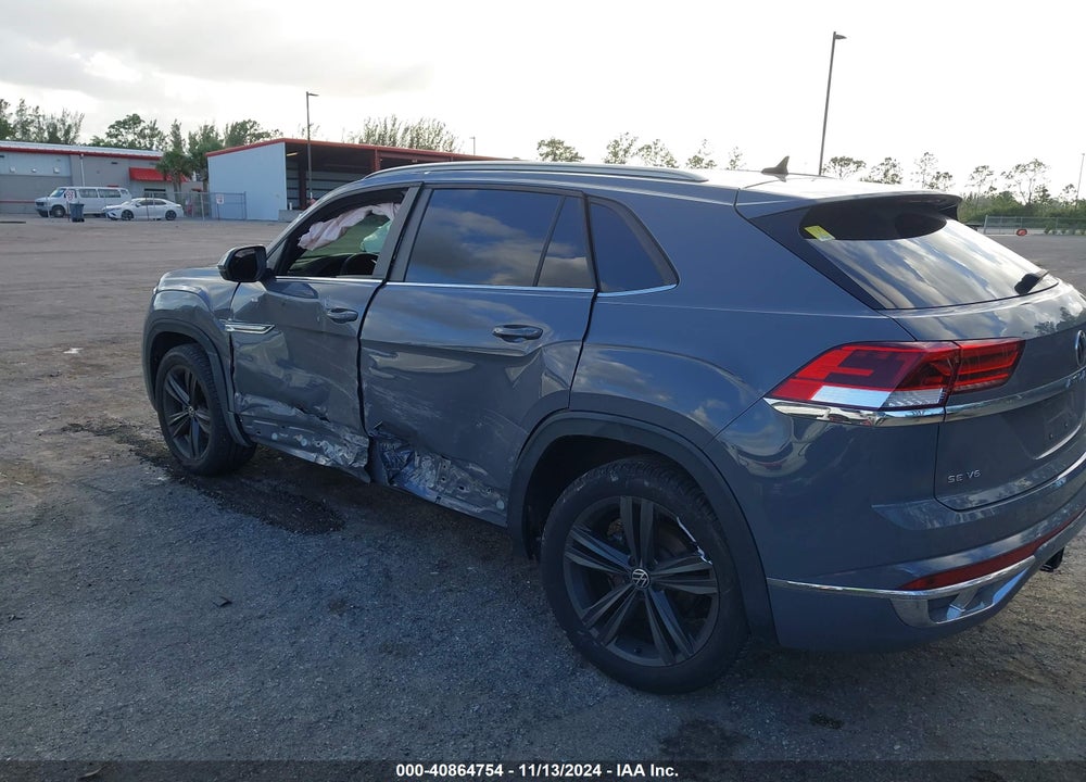 2021 VOLKSWAGEN ATLAS CROSS SPORT 3.6L V6 SE W/TECHNOLOGY R-LINE VIN: 1V2PE2CA0MC216790