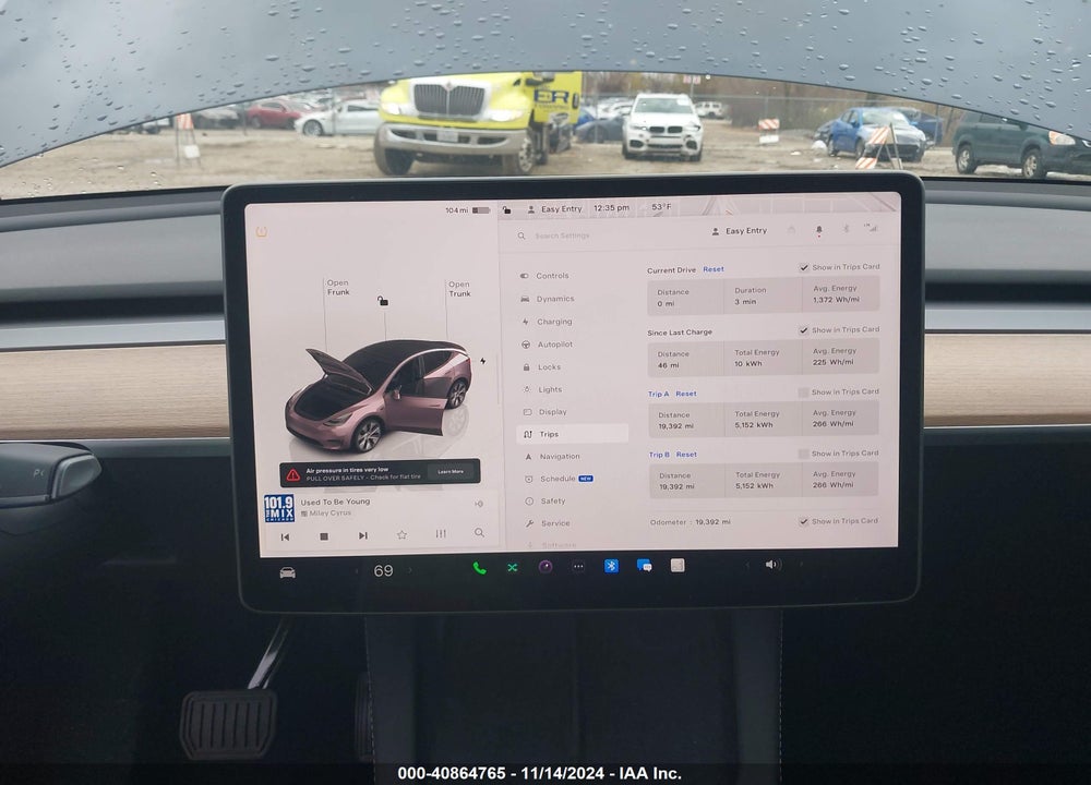 2023 TESLA MODEL Y AWD/LONG RANGE DUAL MOTOR ALL-WHEEL DRIVE VIN: 7SAYGDEEXPA084432