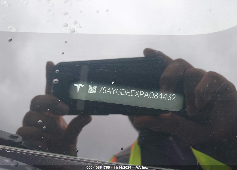 2023 TESLA MODEL Y AWD/LONG RANGE DUAL MOTOR ALL-WHEEL DRIVE VIN: 7SAYGDEEXPA084432