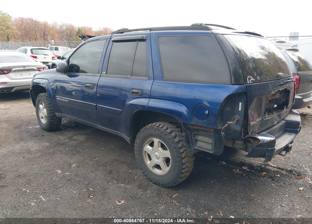 2002 CHEVROLET TRAILBLAZER LS VIN: 1GNDT13S522400520