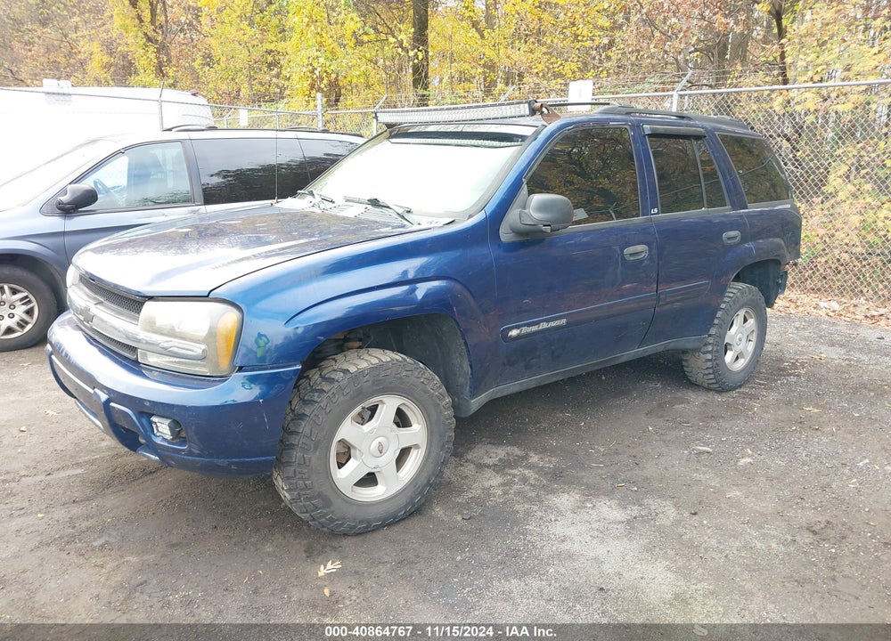 2002 CHEVROLET TRAILBLAZER LS VIN: 1GNDT13S522400520