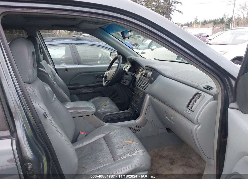 2005 HONDA PILOT EX-L VIN: 2HKYF18655H555634